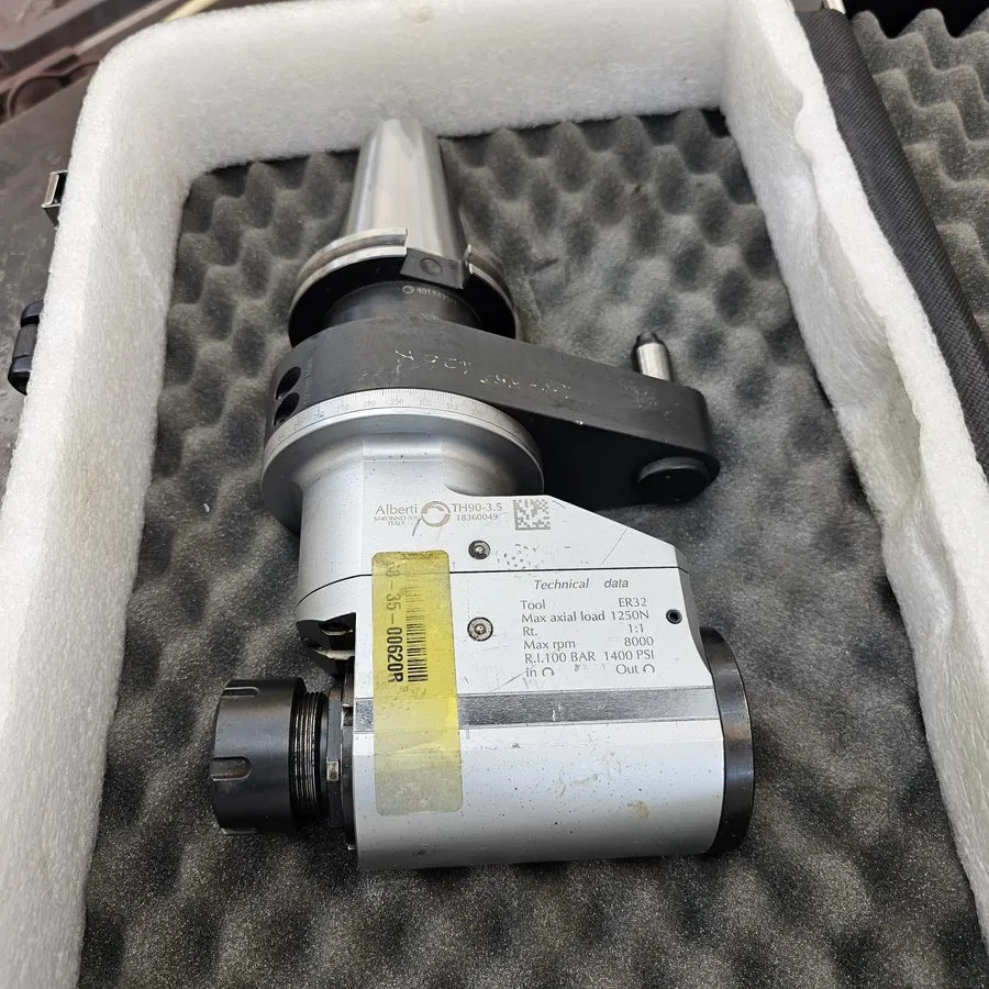 Режущий инструмент Alberti CAT50 Right Angle Live Tool Adapter ER32 Collet Chuck — фото лота 1