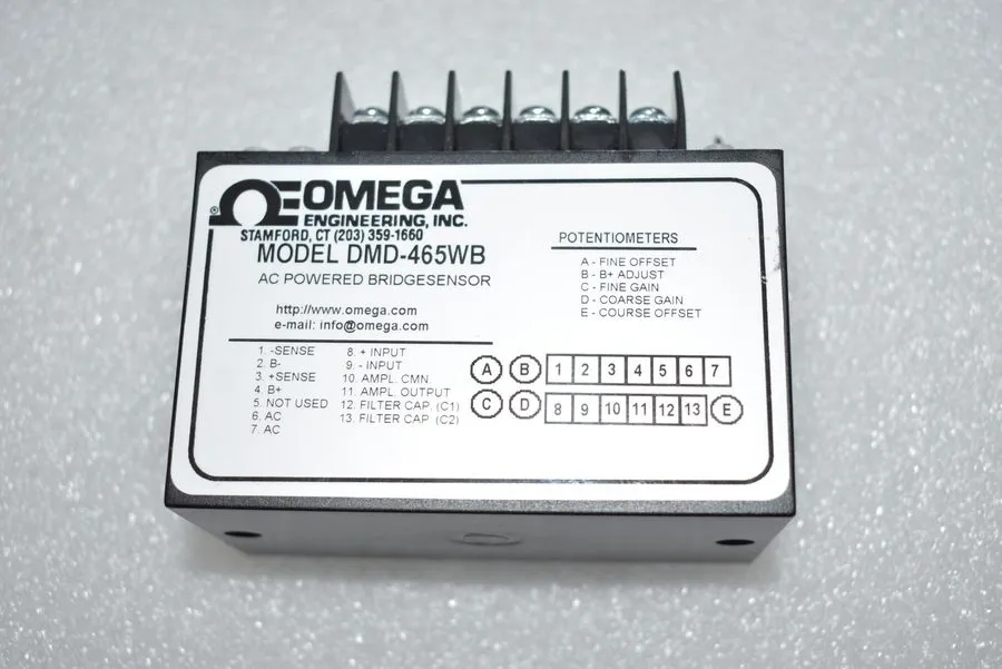 Преобразователь сигнала OMEGA ENGINEERING DMD-465WB AMPLIFIER/SIGNAL CONDITIONER
