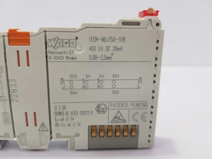 ПЛК WAGO 750-519 PLC Module