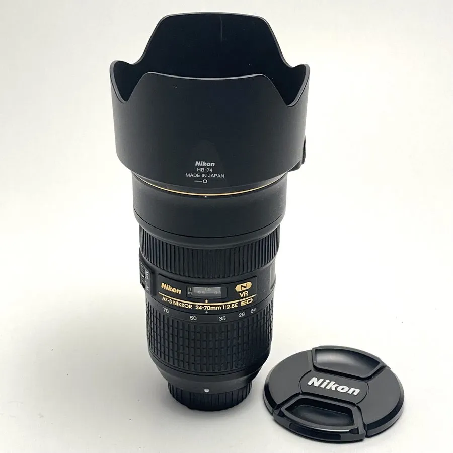 Объектив #Nikon NIKKOR AF-S 24-70mm F/2.8E ED VR Lens + pouch