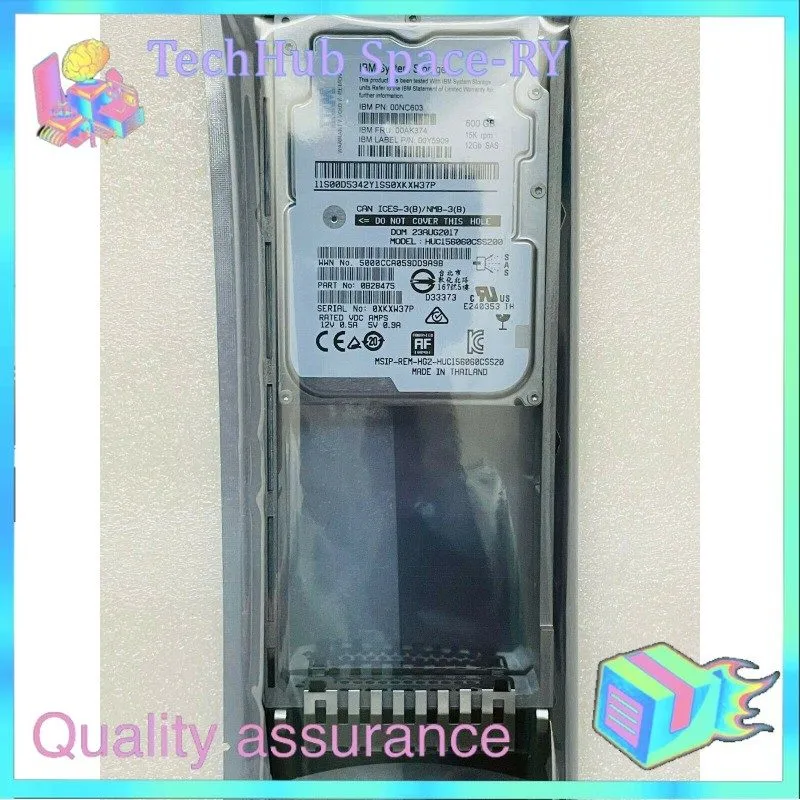 Жёсткий диск IBM 00NC603 00AK374 600GB 15K SAS 2.5" 12GB/S