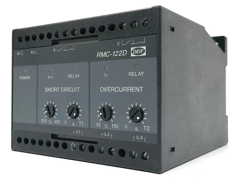 Реле защиты DEIF RMC-122D Over-current Protection Relay 220VAC 5A 100007048.10