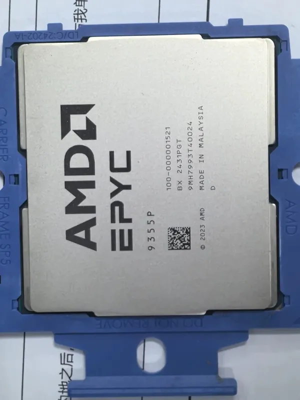 Процессор AMD EPYC 9355P CPU 32 CORES 64 threads sp5 3.55ghz cache 256mb 1521