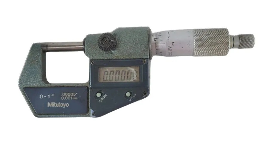 Микрометр 15584 Mitutoyo 293-761-30 digital micrometer 0-1" 0.001MM .00005" — фото лота 1