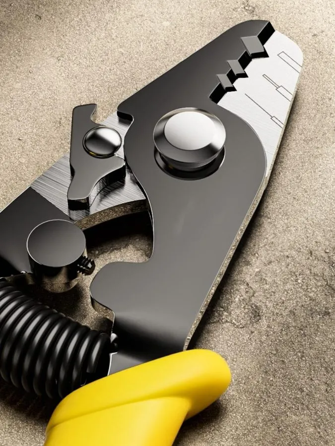 Стриппер 3 Hole Fiber Optic Stripper 1.63.0mm Jacket 125250m Coating Yellow TPR — фото лота 2