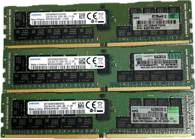 Модуль памяти 32GB SAMSUNG PC4 ECC 2Rx4 2666V RB2-12-DB1 M393A4K40BB2