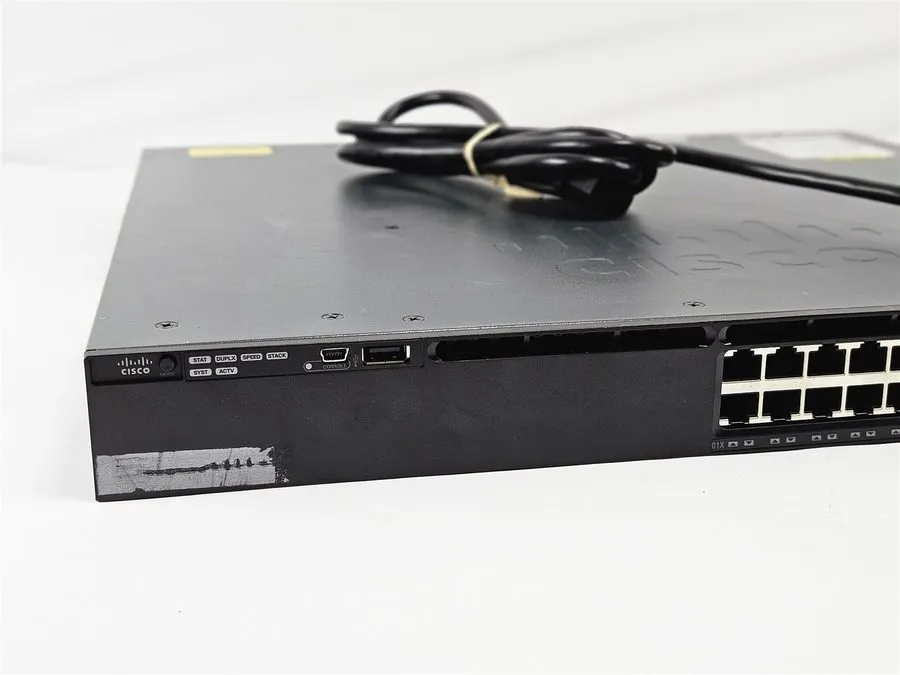 Коммутатор Cisco Catalyst 3650-24TD-S 24 Port Managed Network Switch — фото лота 2