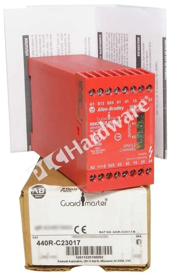 Реле безопасности Allen-Bradley 440R-C23017 Safety Relay MSR6R/T 24V AC/DC Ser B