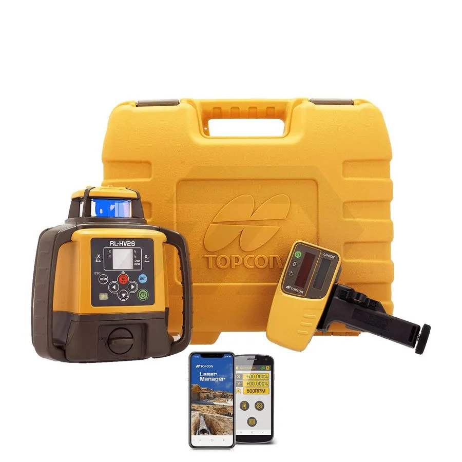 Нивелир TOPCON RL-HV2S SELF LEVELING DUAL SLOPE ROTARY LASER LEVEL,GRADE,TRANSIT
