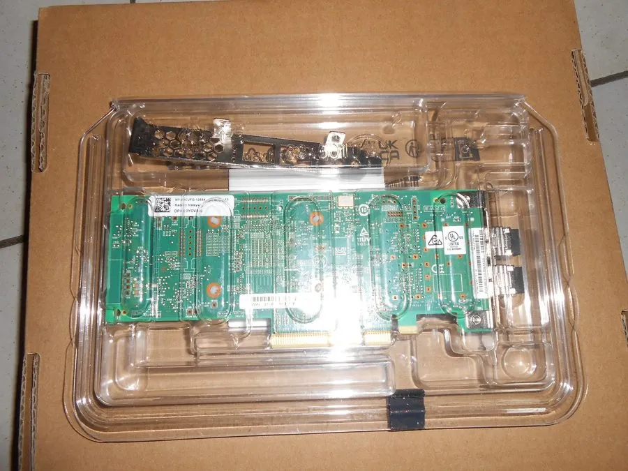 Контроллер DELL QLE2692 QLOGIC 2-Port Fibre Channel 16Gb PCIe HBA 0YCVFG 0WVT0T 