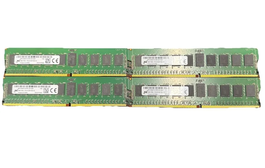 Модуль памяти Micron 8GB 1Rx4 DDR4-2133P RDIMM SERVER RAM MTA18ASF1G72PZ-2G1A2IK — фото лота 1