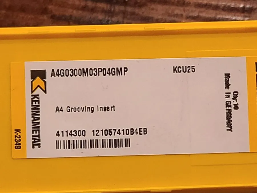 Режущий инструмент KENNAMETAL NR3 078LK KCU25 GROOVING INSERT