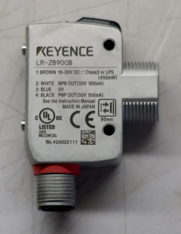 Датчик KEYENCE LR-ZB90CB LASER SENSOR 10-30VDC