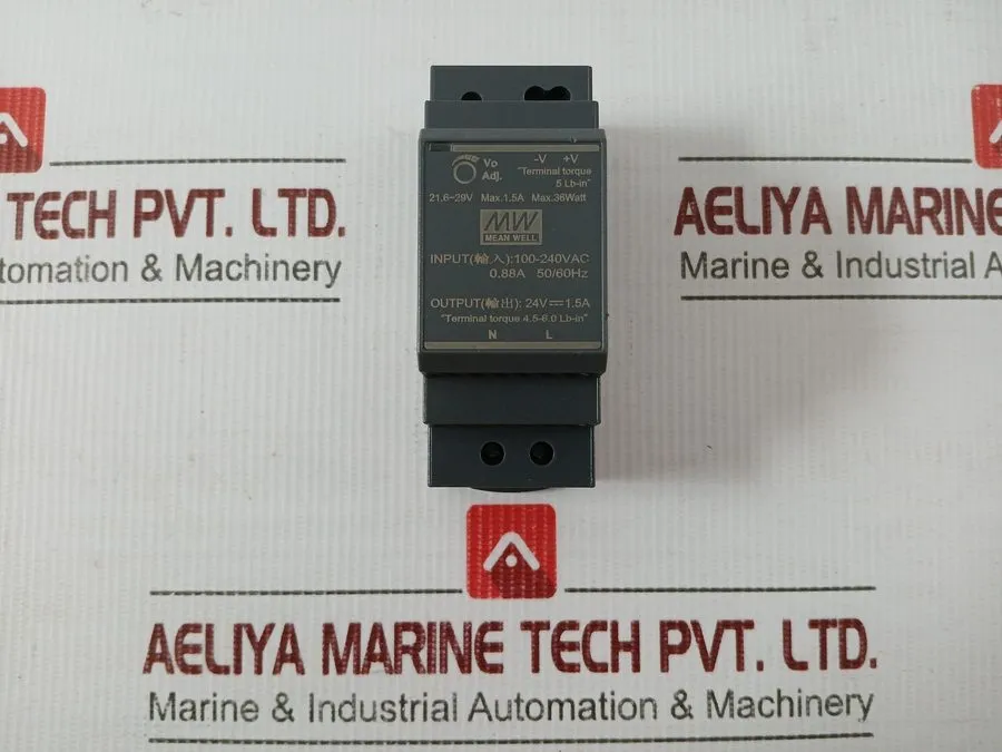 Блок питания MEAN WELL HDR-30-24 36W 24V 1.5A Hat Rails Power Supply DIN-RAIL