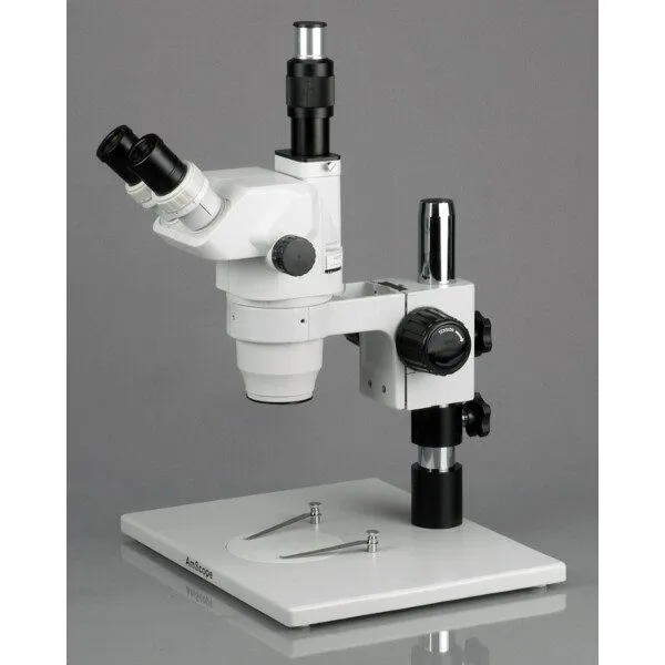 Микроскоп AmScope 3.35X-90X Trinocular Boom Stereo Microscope w/ Focusable Eyepi