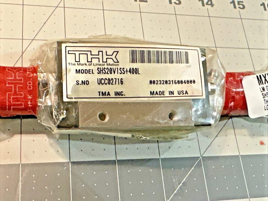 Линейная направляющая THK SHS20V1SS+400L Linear Guide Block & Rail Set 20mm x 40 — фото лота 2