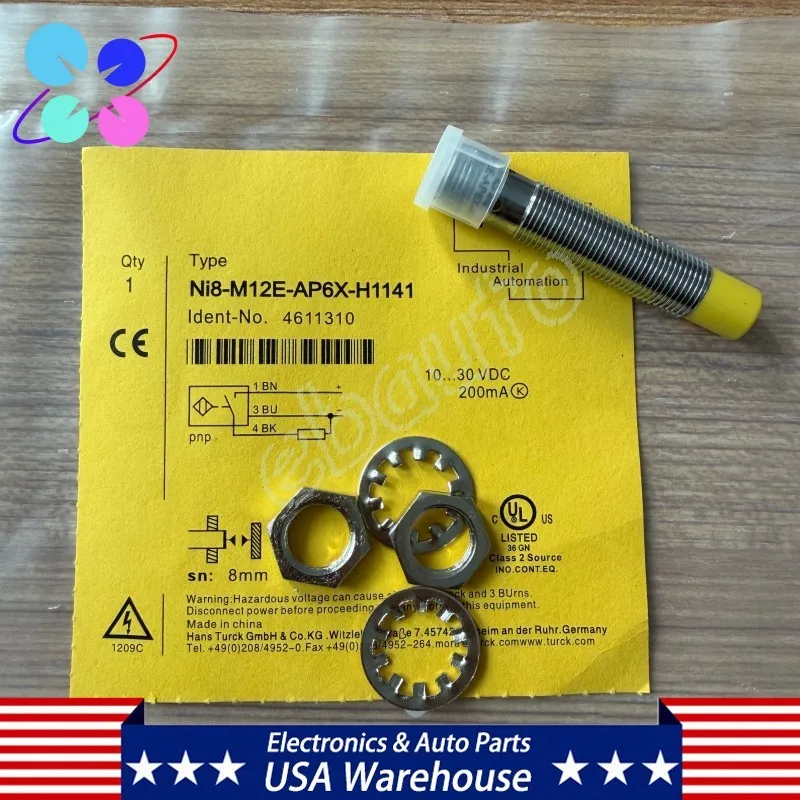 Датчик приближения Turck NI8-M12E-AP6X-H1141 Proximity Sensor 10-30VDC 3717U