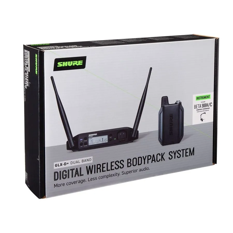 Радиосистема Shure GLXD14+/B98 Dual Band Digital Wireless Microphone System — фото лота 1