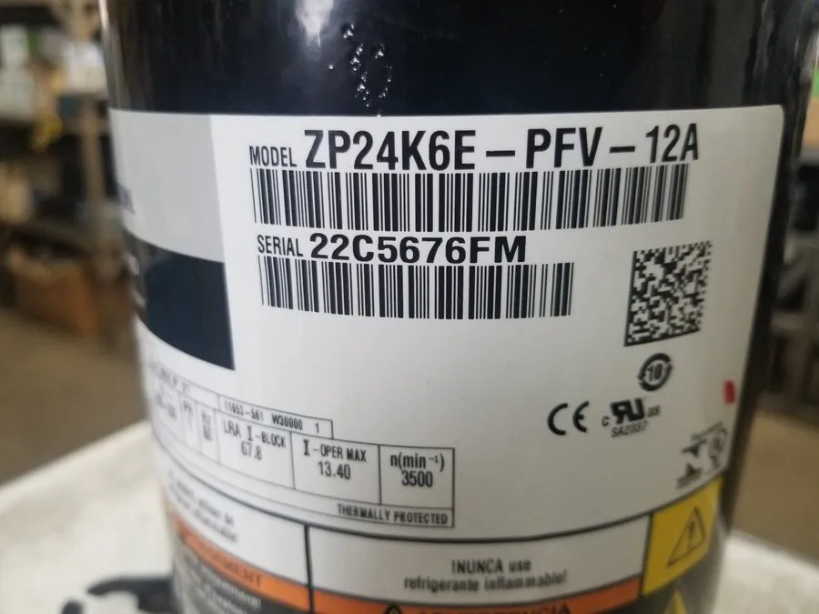 Компрессор Emerson Copeland ZP24K6E-PFV-12A Scroll Compressor
