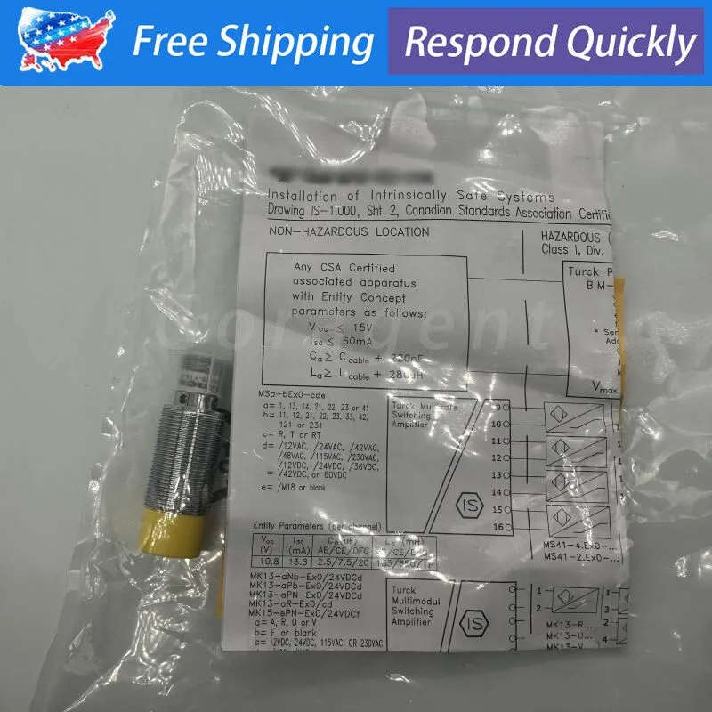 Датчик приближения Turck Proximity Sensor NI10-M18-Y1X-H1141 wx