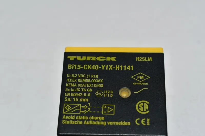 Датчик приближения TURCK 15mm Inductive Sensor Bi15-CK40-Y1X-H1141 Proximity Swi
