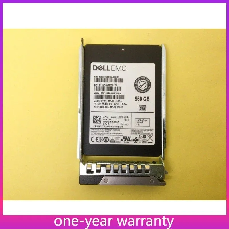 SSD-накопитель PMT4X 0PMT4X DELL EMC 960GB SATA 6Gb/s Intensive 2.5'' SSD 14/15/