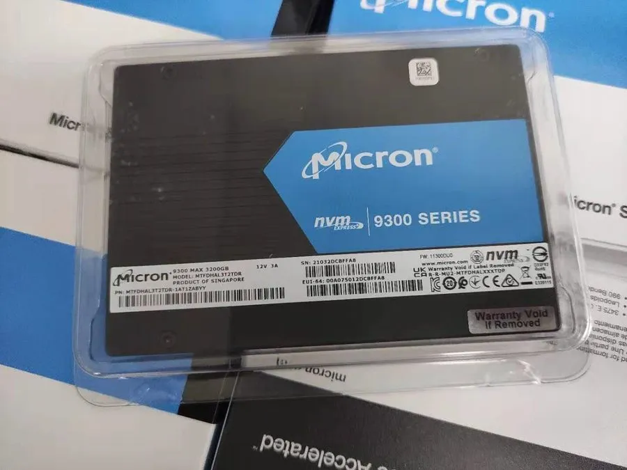 SSD-накопитель Micron 9300 MAX 3.2TB U.2 NVMe Enterprise SSD MTFDHAL3T2TDR