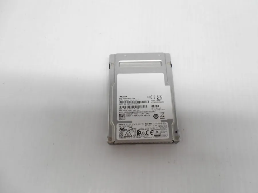 SSD-накопитель Dell Kioxia 3.84TB S 2.5" SAS SSD 12 Gbps KPM6WRUG3T84 FH1W9 100% — фото лота 1