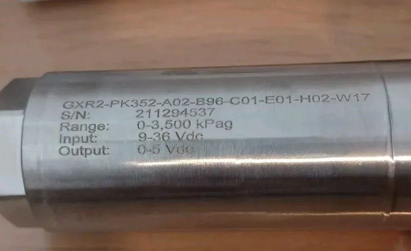 Датчик давления Dylix Pressure Transmitter GXR2-PK352-A02-B96-C01-E01-H02-W17, G — фото лота 2