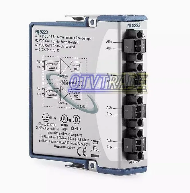 Модуль National Instruments NI 9223 Analog Input 4-Ch Module 781398-01