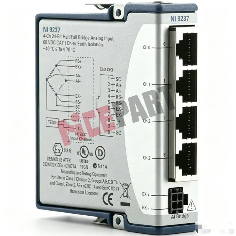 Модуль ввода-вывода National Instruments NI 9237 4-Channel Bridge Input Module R