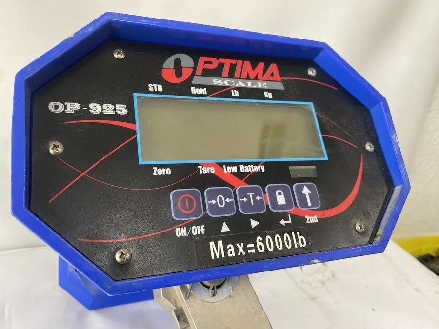 Весы Optima Scale OP-925 6,000 Digital Heavy Duty Industrial Hanging LCD Crane S