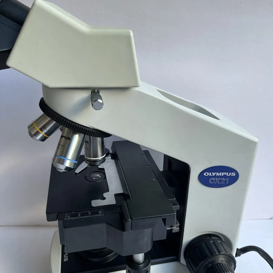 Объектив микроскопа OLYMPUS CX21 CX21FS1 Binocular Microscope Plan x4 x10 x40 x1 — фото лота 3