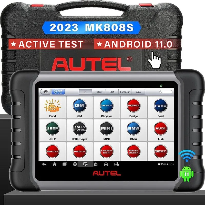 Диагностический сканер Autel MaxiCom MK808K-BT Pro MK808BT PRO OBD2 Diagnostic T — фото лота 1
