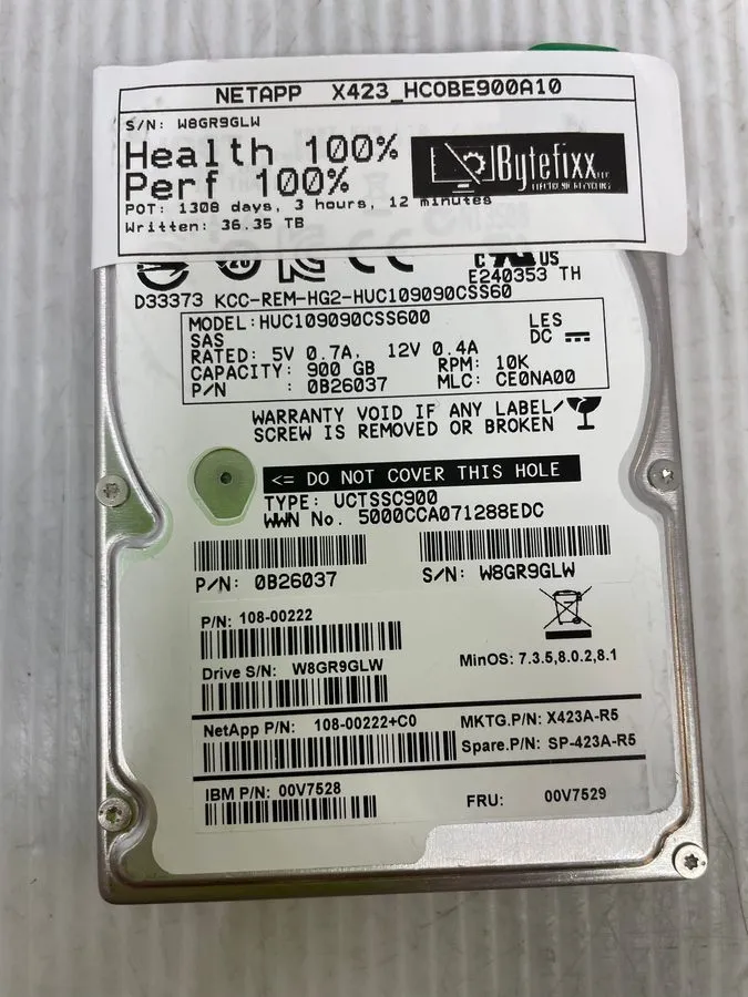Жёсткий диск HGST Ultrastar C10K900 900GB 10K RPM SAS 6Gb/s 2.5" HDD HUC109090CS