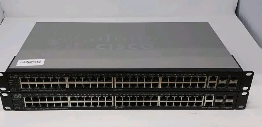 Коммутатор Cisco SG500-52-K9 V02 52-Port Gigabit POE Stackable Managed Switch