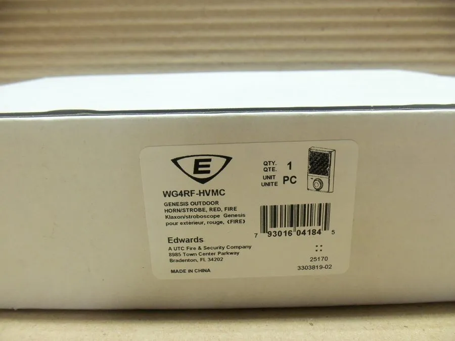 Оборудование пожарной сигнализации Edwards WG4RF-HVMC Genesis Outdoor Horn/Strob