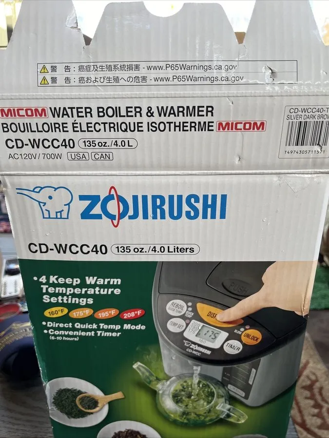Реле защиты Zojirushi CD-WCC40 Micom 4-Liter Water Boiler & Warmer Silver Free