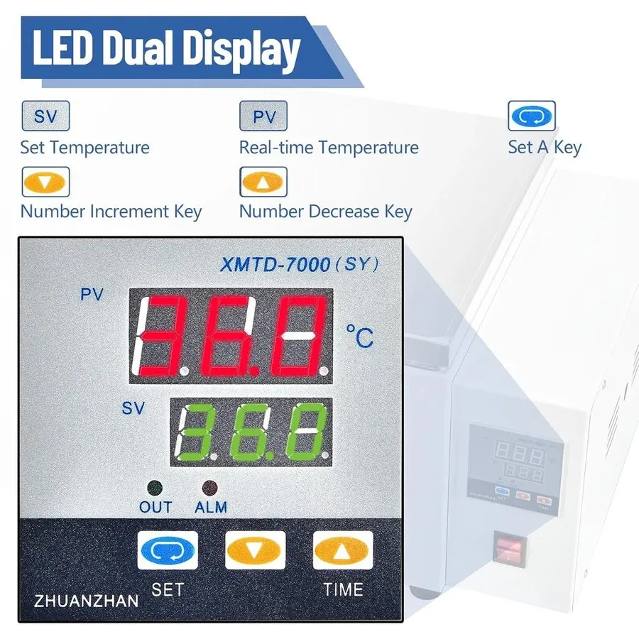 Водяная баня 30L Water Bath HH-600 Laboratory 1500w Digital Thermostatic 304 Sta — фото лота 1