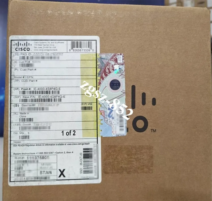 Коммутатор Cisco IE-4000-4S8P4G-E PoE+ Gigabit Industrial Ethernet Switch