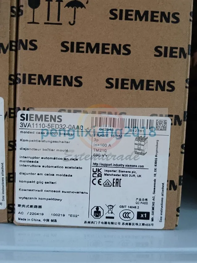 Автоматический выключатель Siemens circuit breaker 3VA1110-5ED32-0AA0