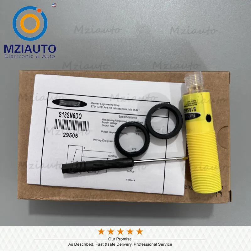 Фотоэлектрический датчик BANNER S18SN6DQ Photoelectric Switch Sensor