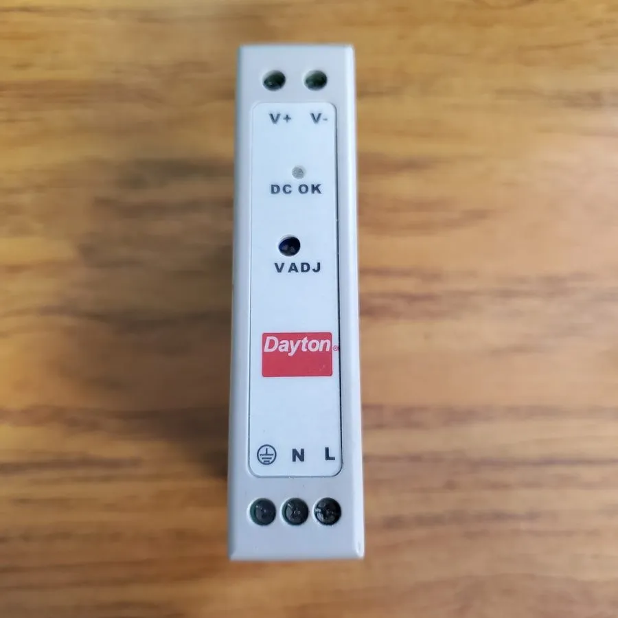 Блок питания DAYTON 33NT19 Power Supply,DIN Rail,30W,24VDC,Plastic