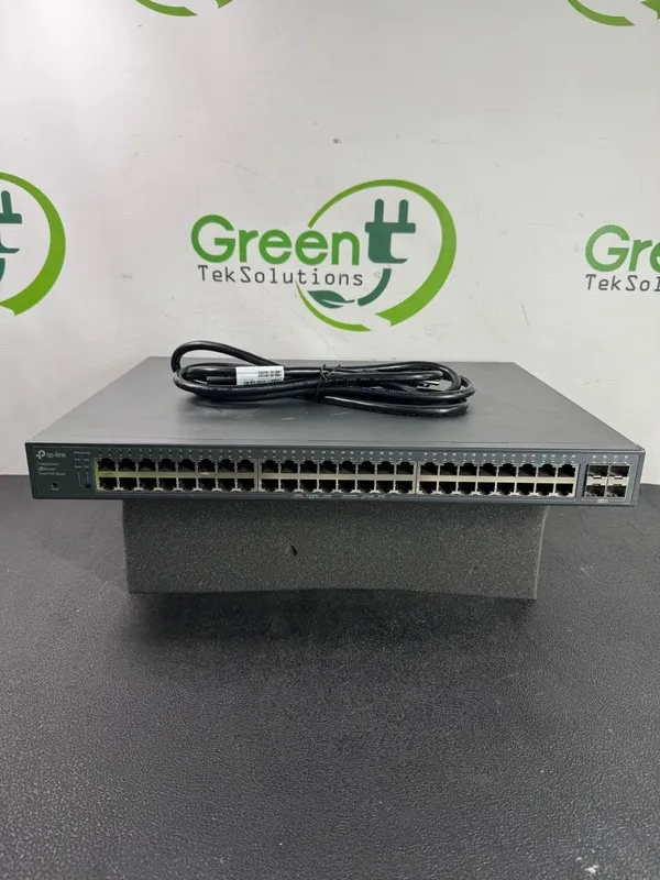 Коммутатор TP-Link T1600G-52PS JetStream 48-Port Gigabit Smart PoE+ Switch