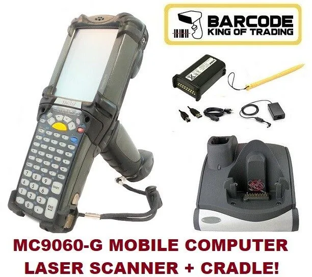 Сканер штрих-кода Symbol MC9060-GF0HBEB00WW Laser Scanner Windows CE Full Keypad — фото лота 1