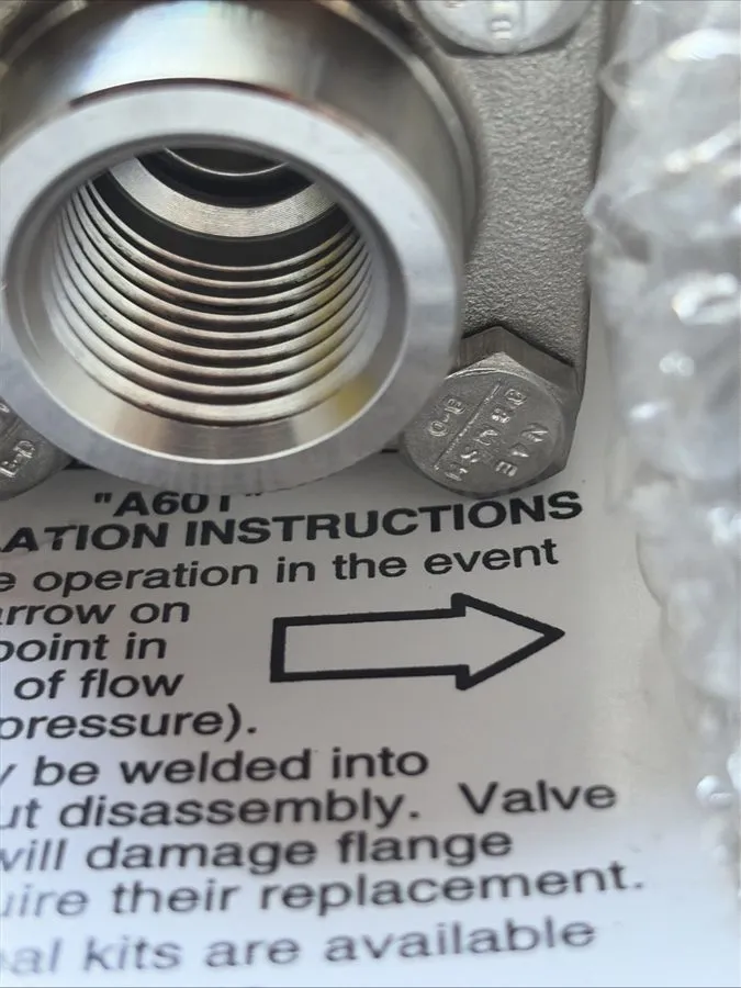 Клапан Swagelok SS-S63PF8 Stainless Steel Ball Valve 2500PSIG, 172Bar — фото лота 2