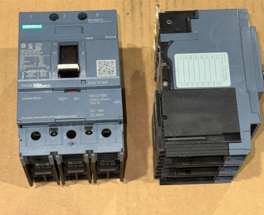 Автоматический выключатель Siemens 3VA4140-5ED34-0AA0 Circuit Breaker 40A 3-Pole