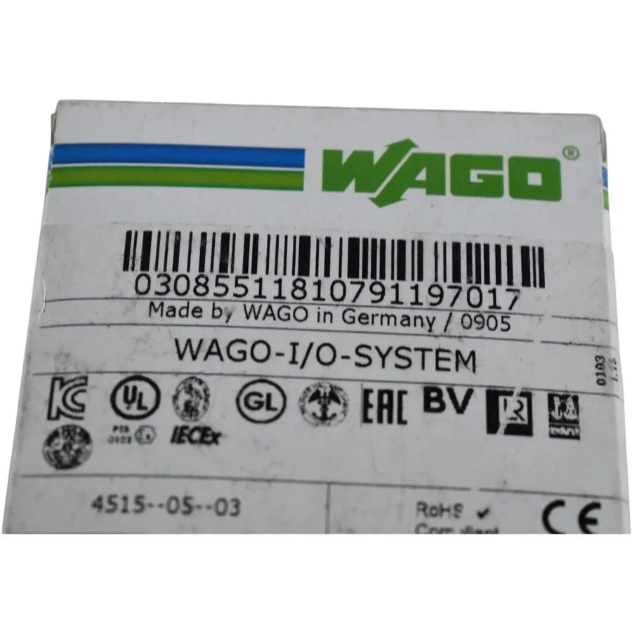 Блок питания WAGO 750-610 24VDC Power Supply Fuse Diagnostic DIN Rail 750-Series