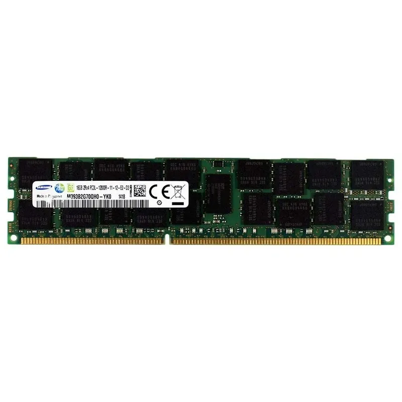 Модуль памяти Samsung 16GB 2Rx4 PC3L-12800R M393B2G70DB0-YK0 DDR3 1600MHz Reg EC