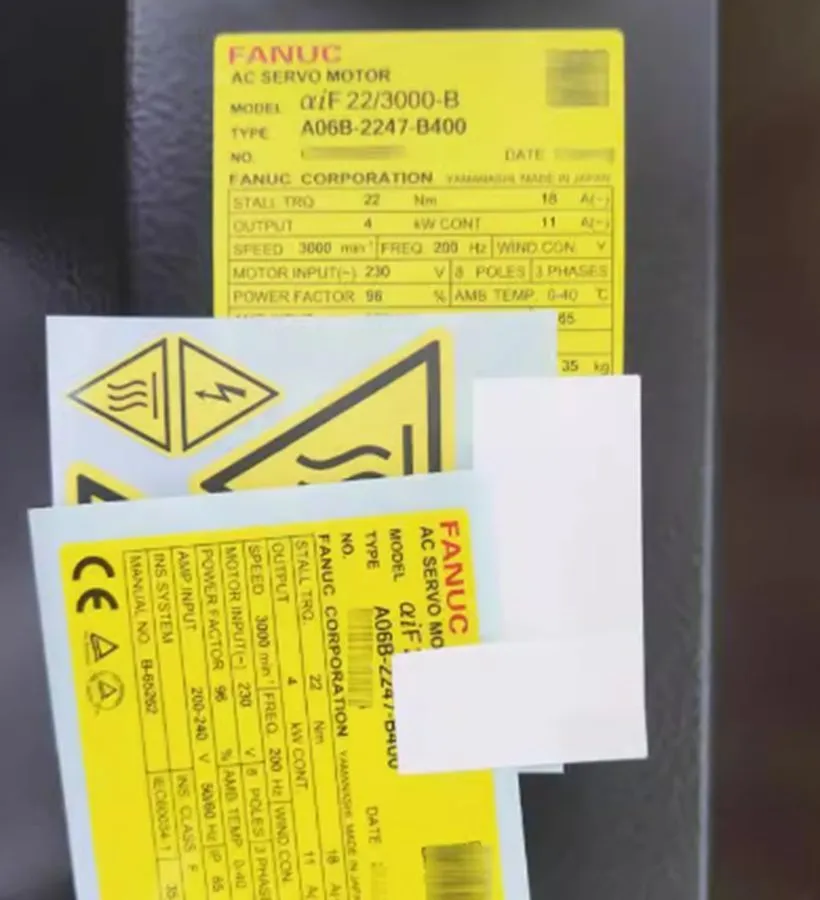 Серводвигатель FANUC A06B-2247-B400 AC Servo Motor